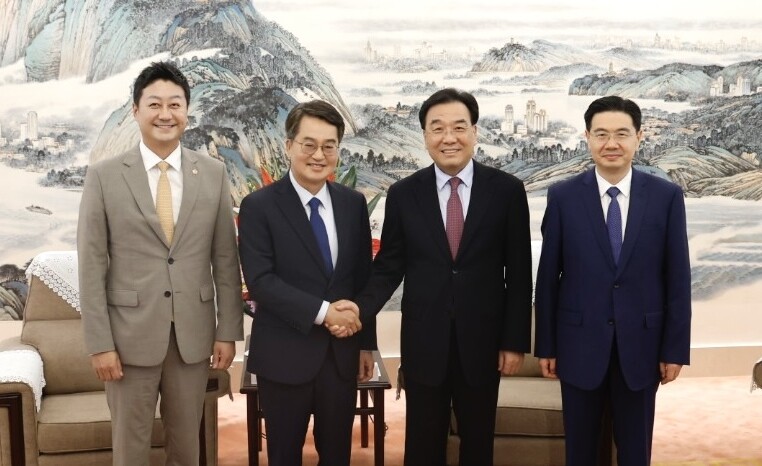 김동연, 중국 경제규모 2위 장쑤성과...