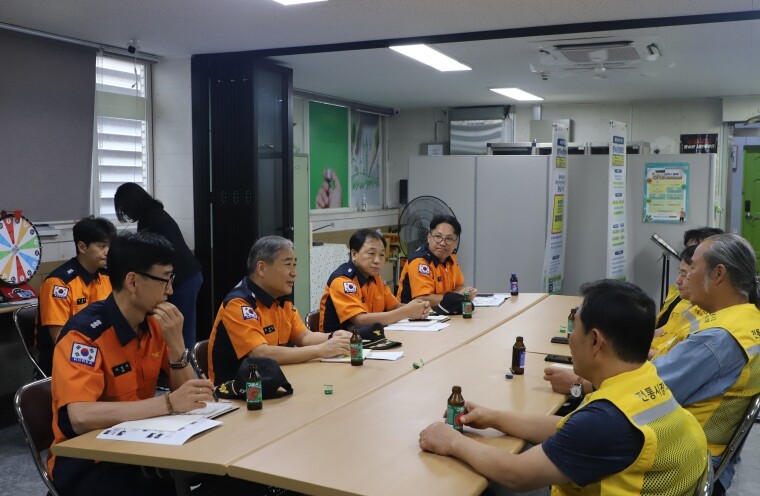 계양소방서, 추석 명절 대비 전통시장...