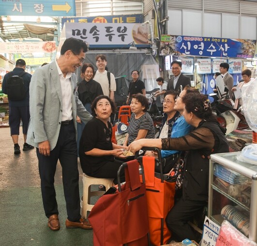 양천구청장 추석 앞두고 전통시장·경로...