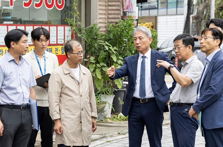 윤환 구청장, 동별 사회단체 간담회 ...