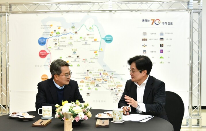 김병수 시장, 김동연 도지사 만나 김...