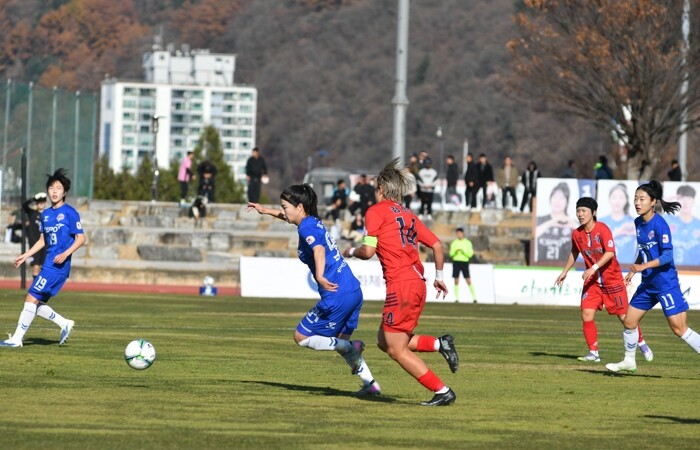여자축구 최강 화천 KSPO WK리그...