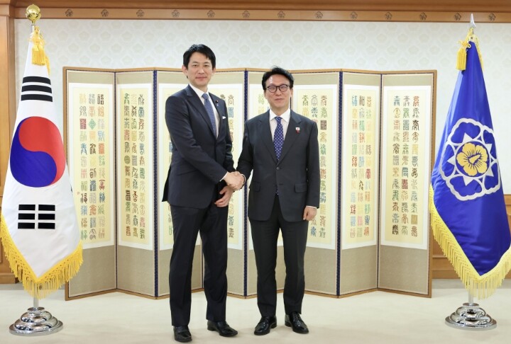 김민석 국무총리, 일본 자유민주당 정...