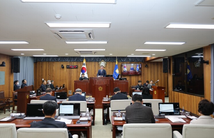 제289회 울진군의회 임시회 폐회!