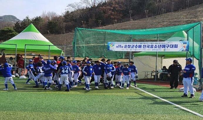 부여군유소년야구단, 창단 1년 만에 ...