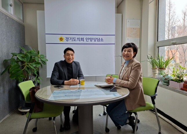 경기도의회 이채명 의원, 안양상담소에...