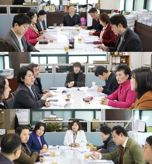 안산시의회 3개 상임委, 市 집행부와...