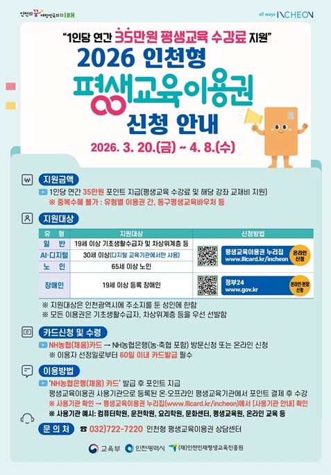 배움에 날개를 달다, 인천시 ‘평생교...