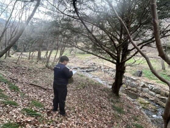 영암국유림관리소, 산림 계곡 내 불법...