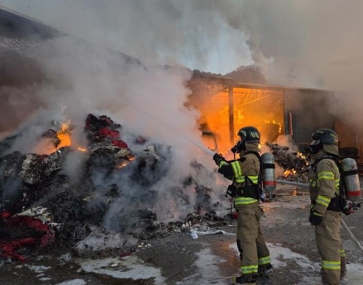 세종소방본부, 봄철 맞아 폐기물 처리...