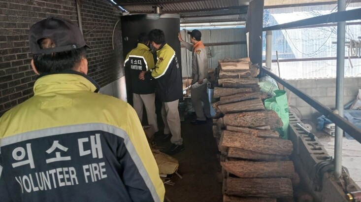 세종남부소방서, 화목보일러 재 처리함...