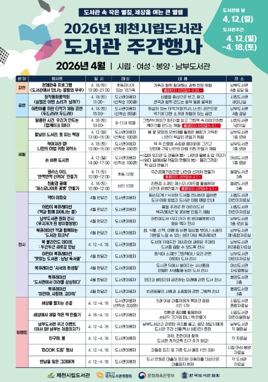 “도서관 속 작은 펼침, 세상을 여는...