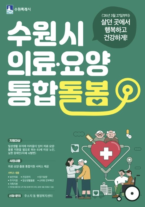 수원특례시, 3월 27일부터 