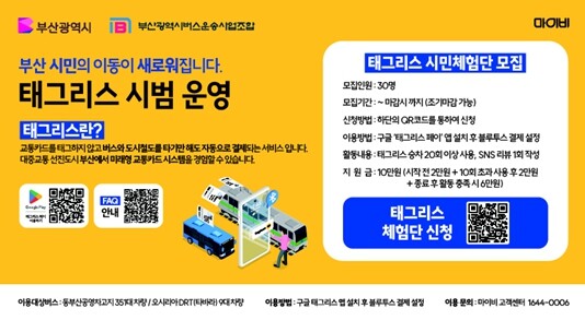 부산시, 해운대·기장지역 대중교통 태...