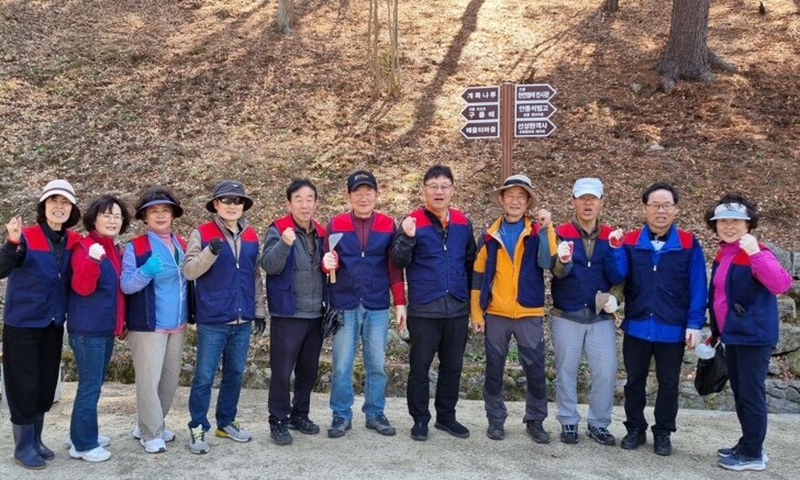 안동시립박물관회, 야외박물관 주변 꽃...