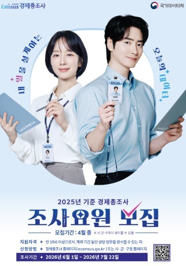 김포시, ‘2025년 기준 경제총조사...