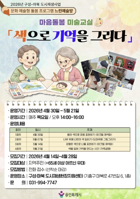 용인특례시, 구성·마북 도시재생사업지...
