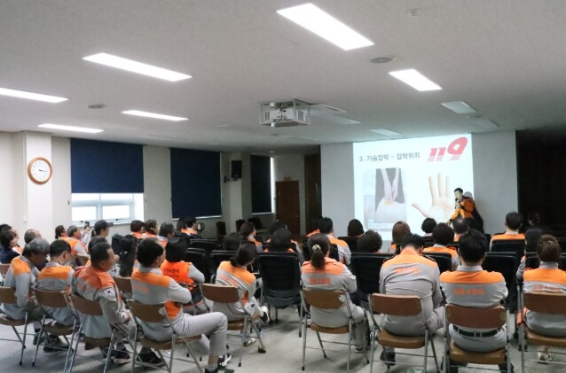 나주소방서, 의용소방대 함께 ‘심장안...