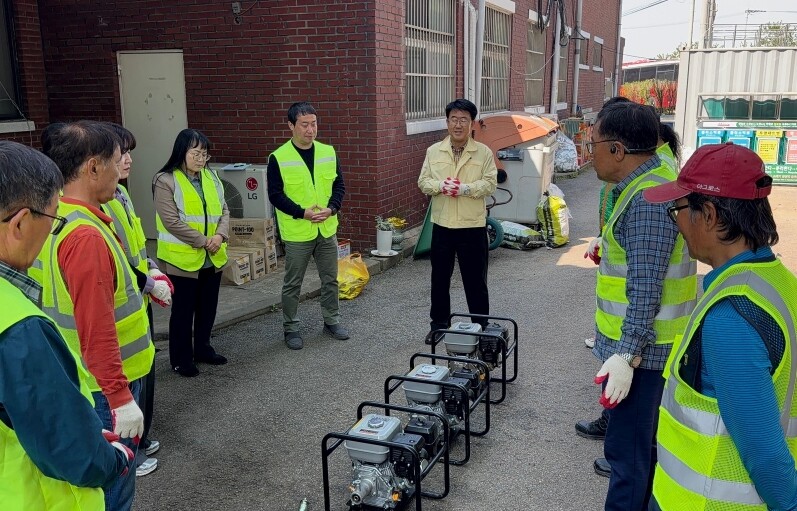 평택시 현덕면 자율방재단, 여름철 호...