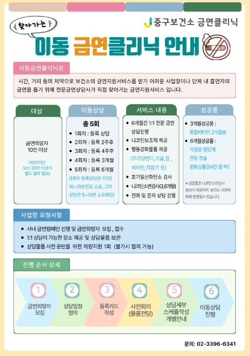 서울 중구, 찾아가는 사업장