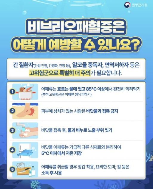 고창군보건소, 비브리오패혈증 감염 주...