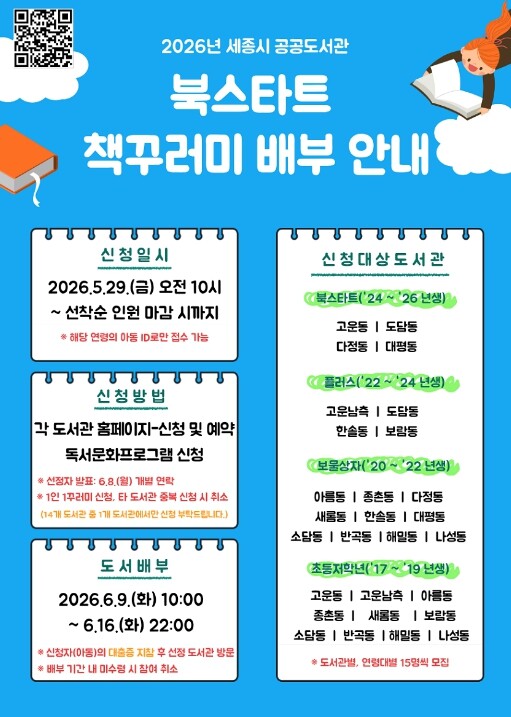 세종시 공공도서관, 성장단계별 맞춤형...