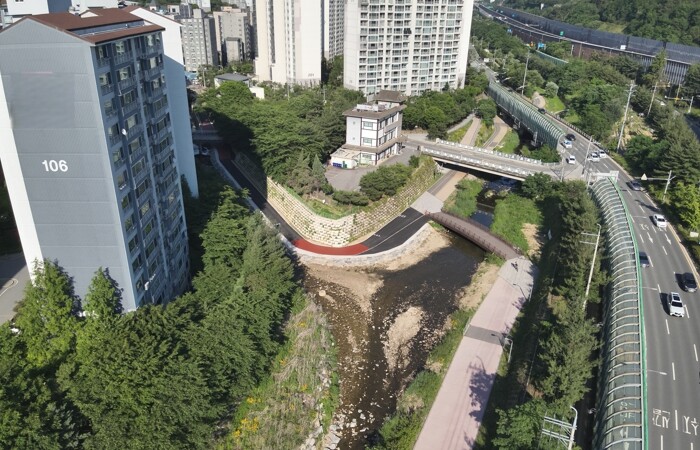 용인특례시, 기흥구 마북천 걷기 좋은...