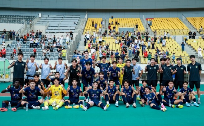 진주시민축구단, 서울중랑축구단 2-1...