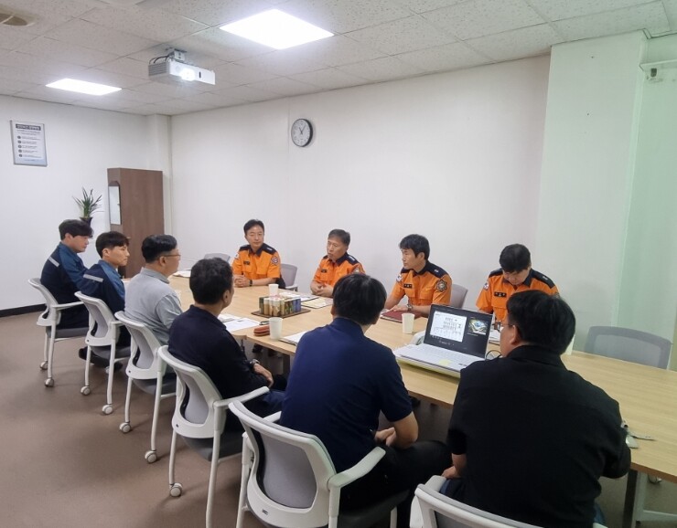 천안서북소방서, SFA반도체 화재예방...