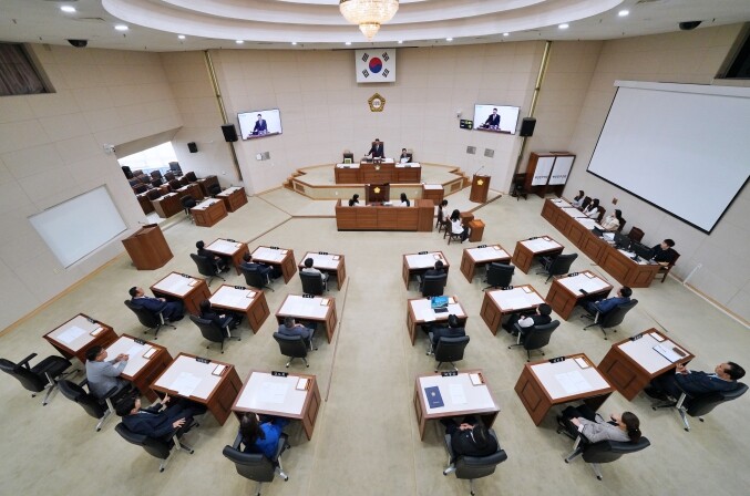 부산진구의회 제9대 후반기 원 구성 ...