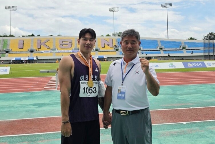 예천군청 육상팀 남태풍, 창던지기 8...