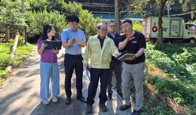 이헌창 옥천부군수, 주요 현안사업장 ...