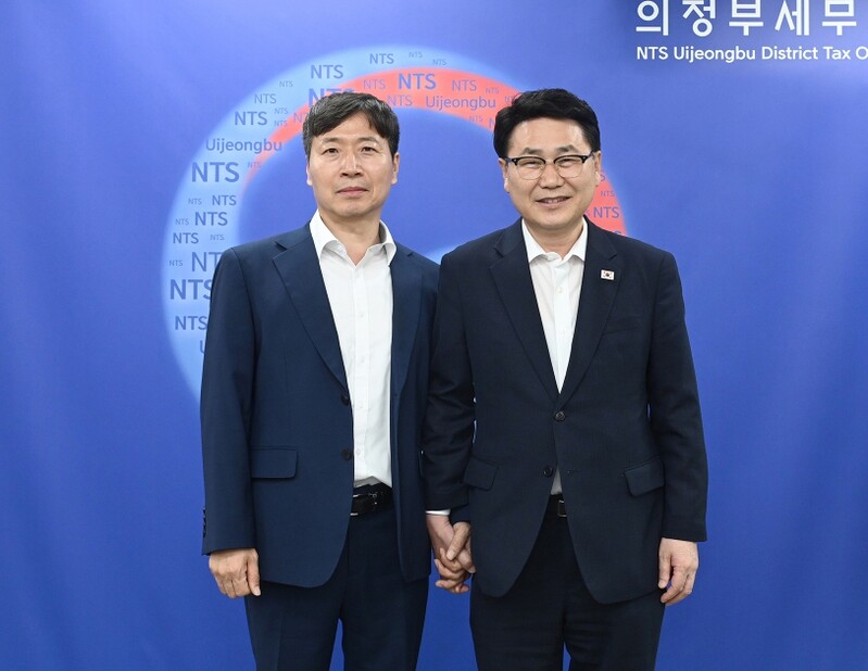 김원기 의정부시장, 의정부세무서 방문...