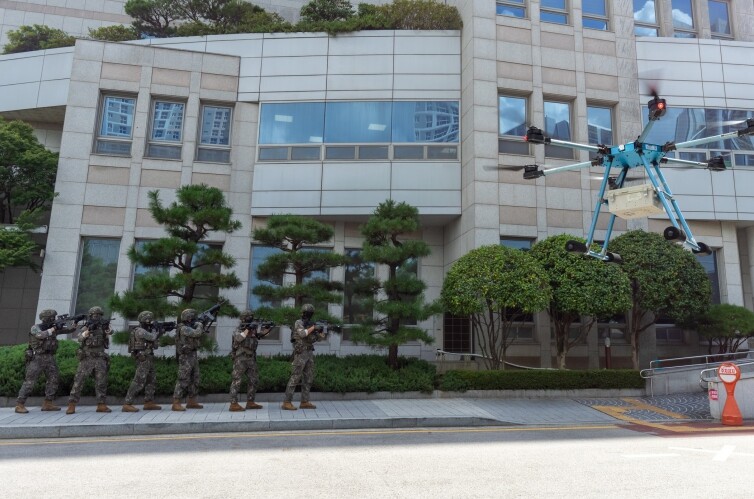 부산진구, 적 드론 공격에 의한 청사...