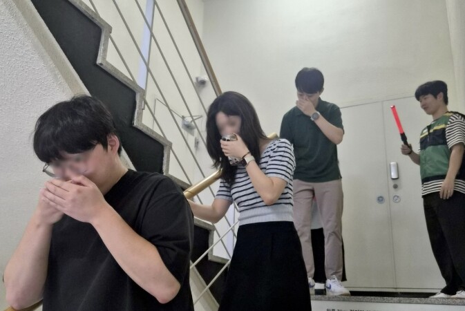 수원시 장안구, 공습상황 대응 훈련 ...