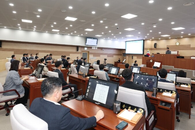 아산시의회, 제267회 제1차 정례회...