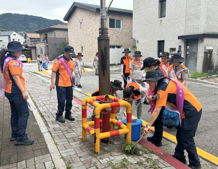 광명소방서, 의용소방대와 함께 우리 ...