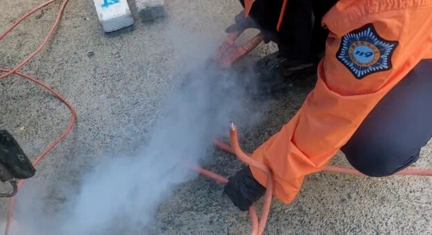 경남소방본부, 에어컨 철거 시 화재 ...