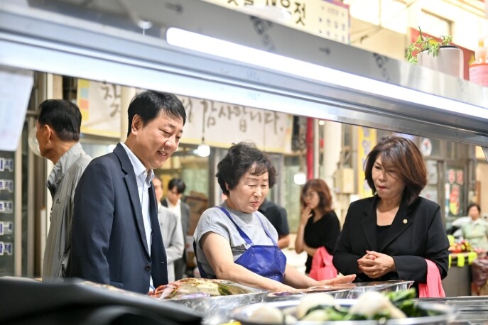 차준택 부평구청장 추석맞이 전통시장 ...