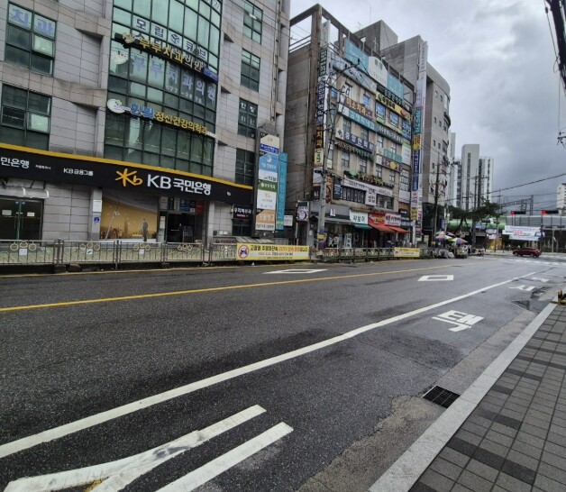 "덕소 사거리가 깨끗해졌어요...