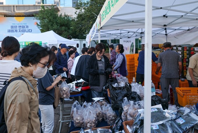 동대문구, 추석 직거래장터 매출 1억...